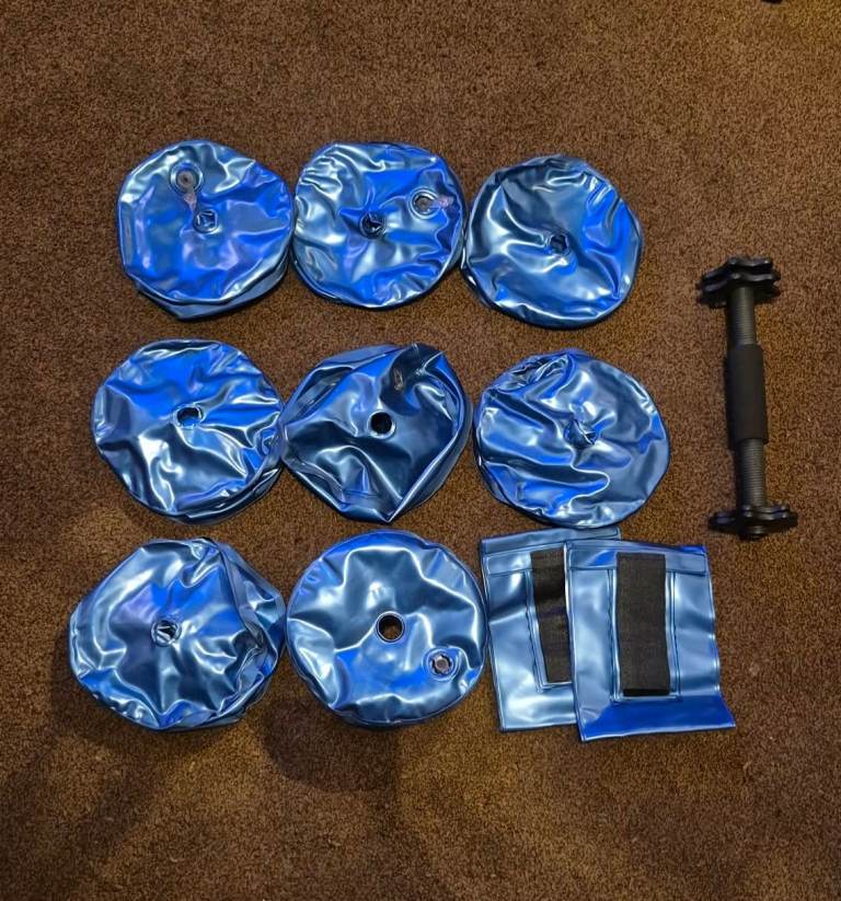 Water filled dumbbells 