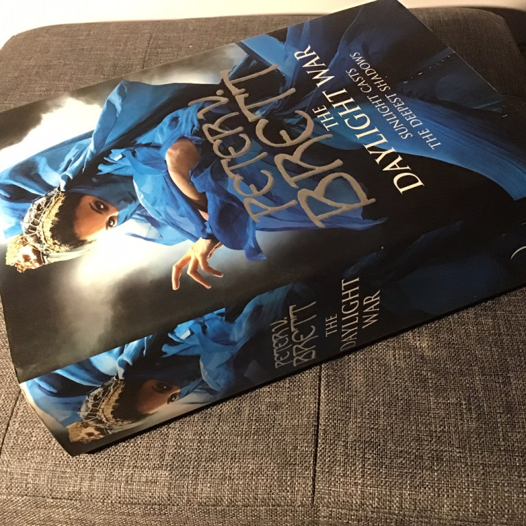 FIRST EDITION - SIGNED - PETER V BRETT - DAYLIGHT WAR - HARDBACK