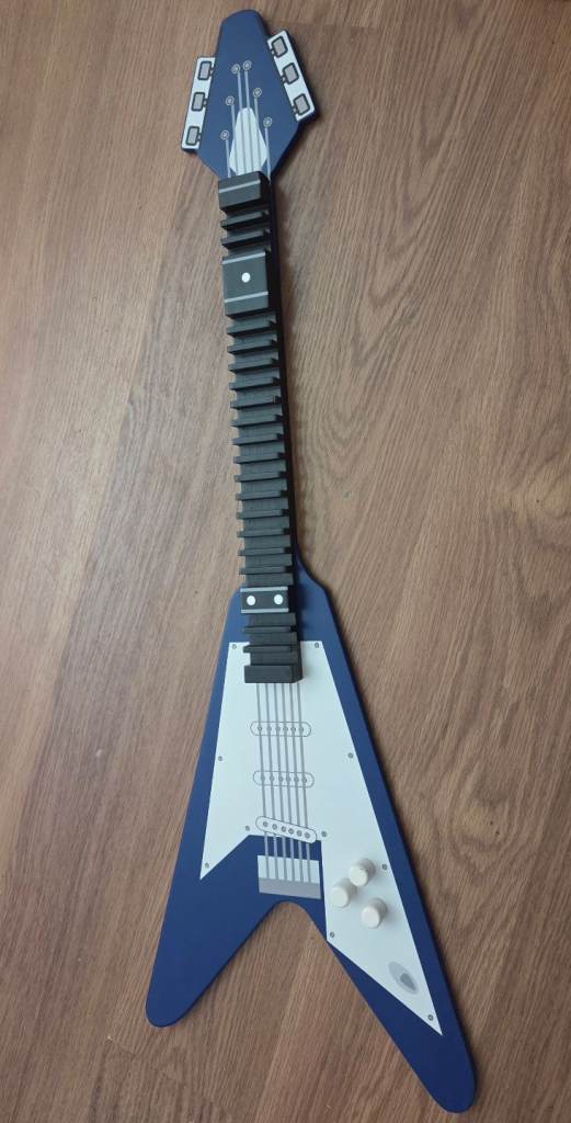 Guitar shape CD / DVD Holder