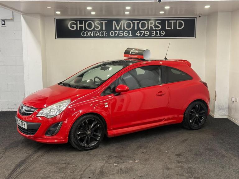 2012 Vauxhall Corsa 1.2 Limited Edition 3dr HATCHBACK PETROL Manual