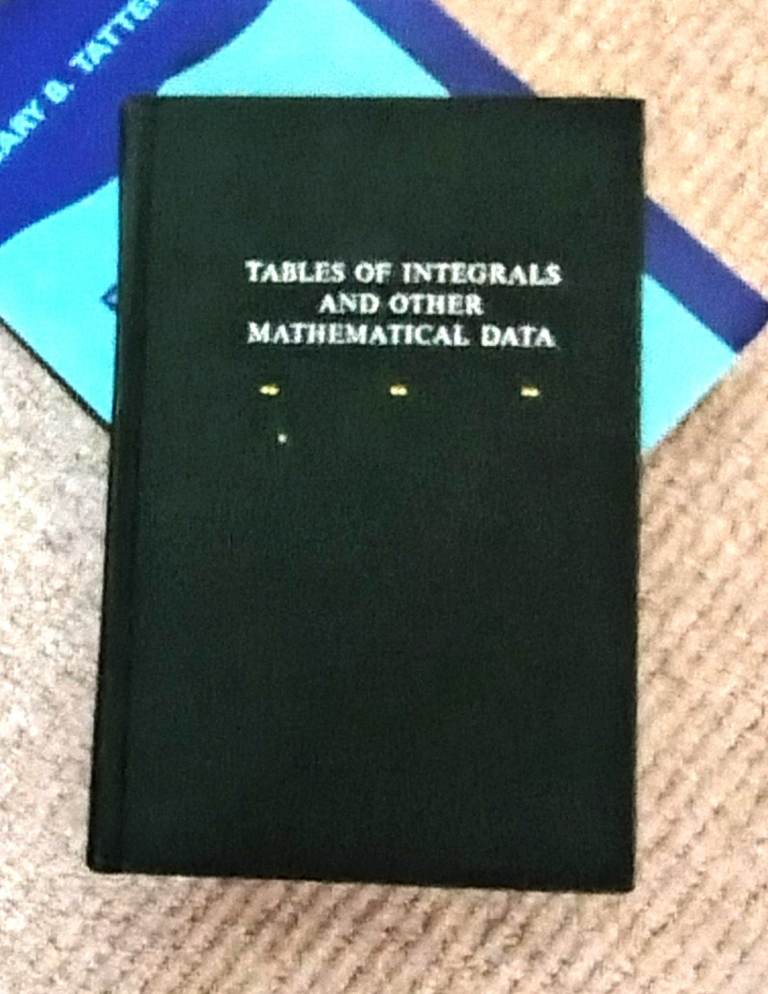 Tables of Integrals & Other Mathematical Data