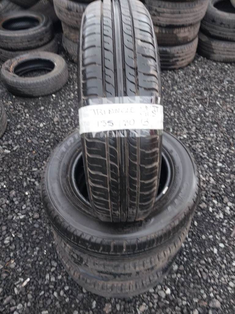 Part worn tyres Triangle 155 80 13 - set of 4