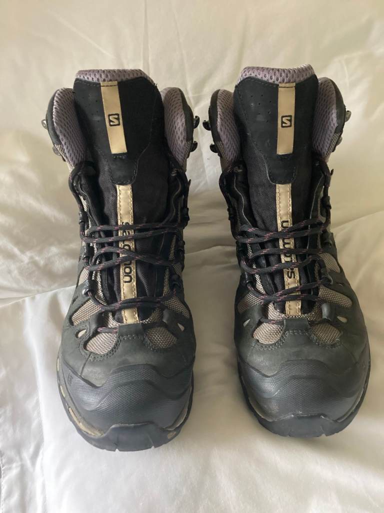 image for LADIES SALOMON WALKING BOOTS. Labelled UK 8. EU 42. See Below.