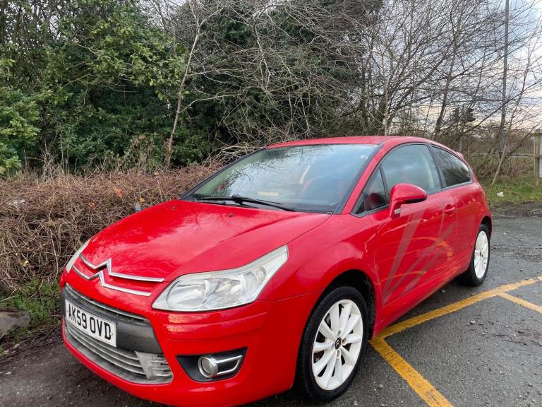CITROEN C4 1.6 HDI BY LOEB 59 REG RED 5 DOOR MOT DECEMBER 14TH 2026 TAX £165 LOW INSURANCE 55+MPG