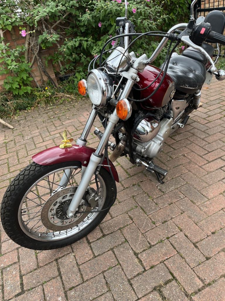 Yamaha, XVS Virago cruiser motorcycle 