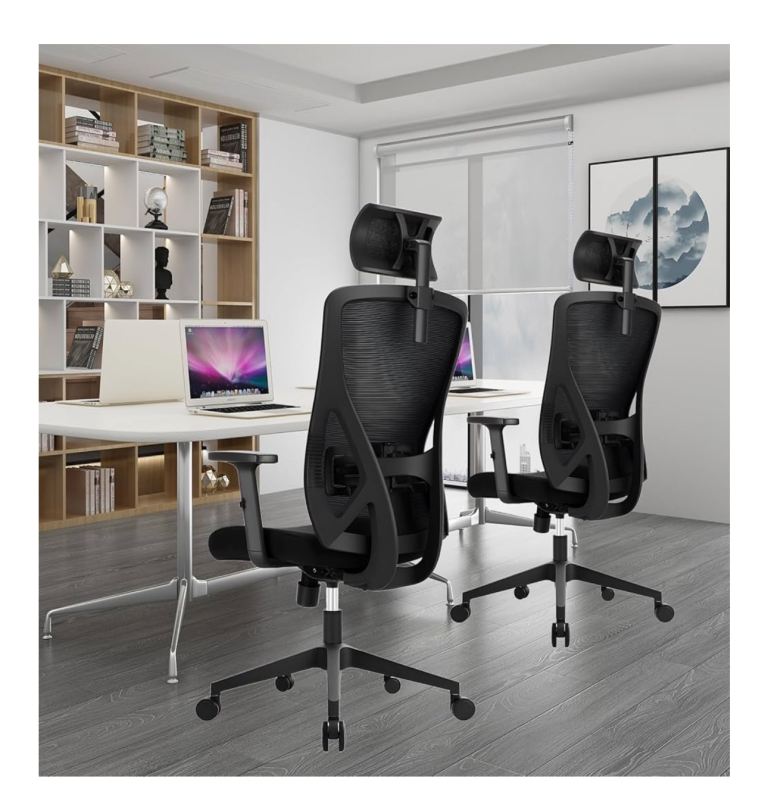 Brand-new box office desk chair adjustable arms rests.