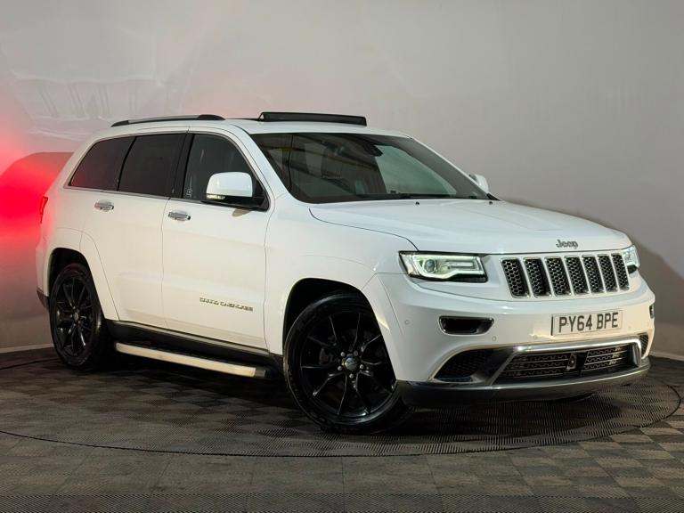 WHITE 2014 64 JEEP GRAND CHEROKEE SUMMIT CRD 3.0 DIESEL V6 AUTOMATIC 4WD 4X4 SUV