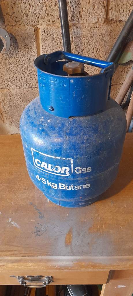 50% Full Calor Gas 4.5kg Butane Cylinder Bottle