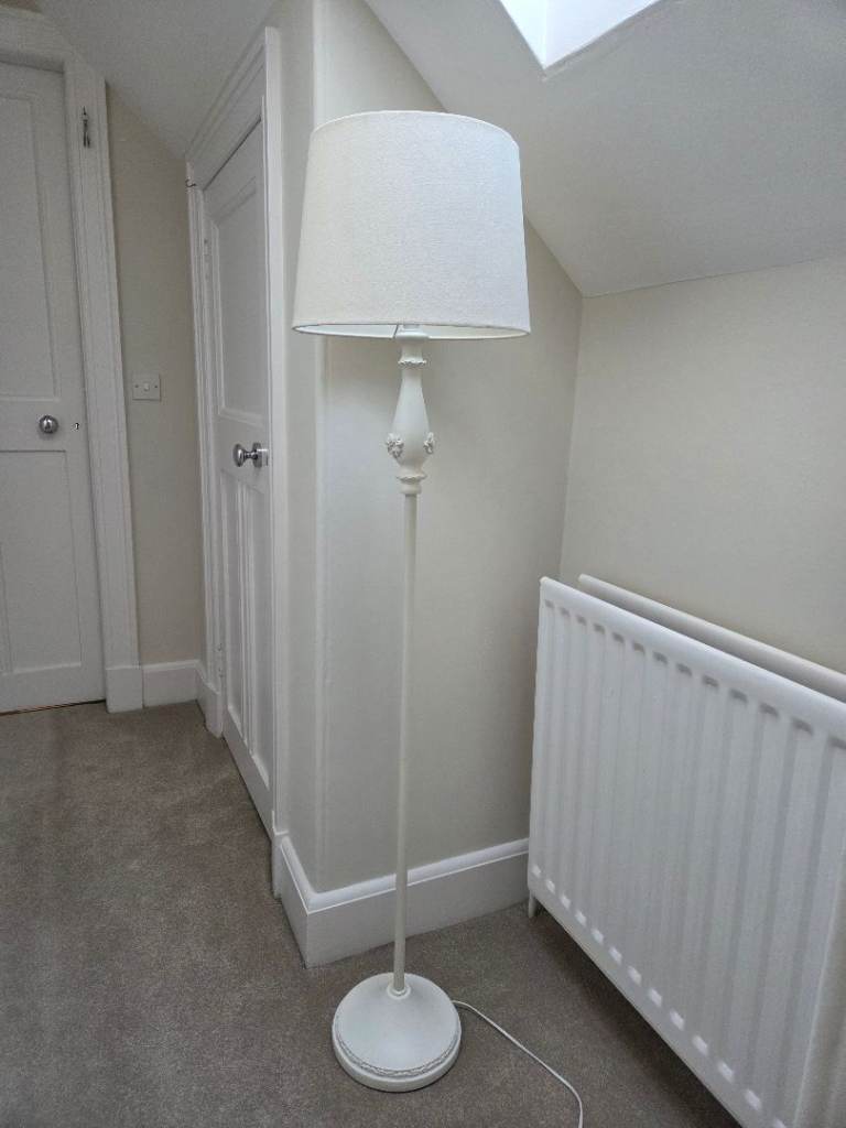 Standard lamp with shade