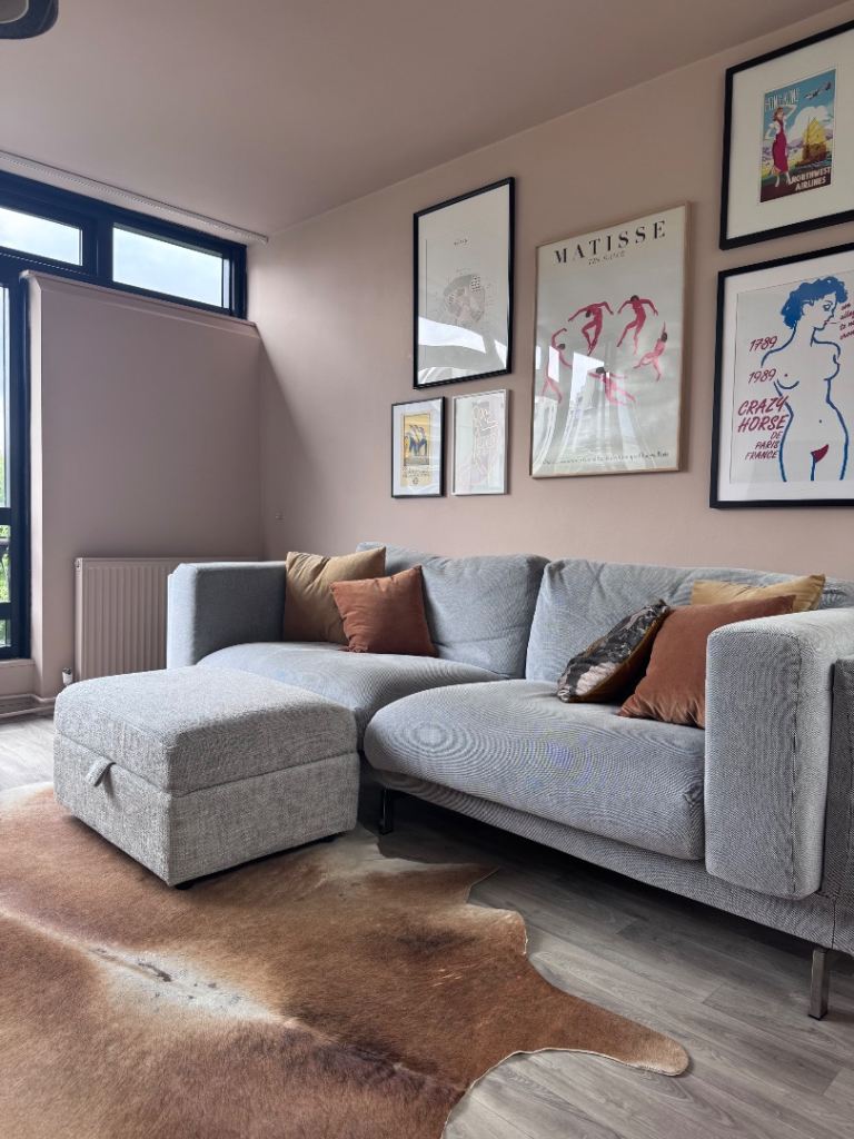 Ikea Nockeby 4 seater sofa grey 