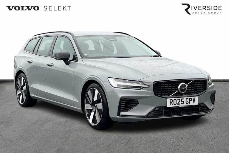 2025 Volvo V60 Plus, T6 AWD Plug-in hybrid, Electric/Petrol, Dark Estate Petrol Parallel PHEV Aut...