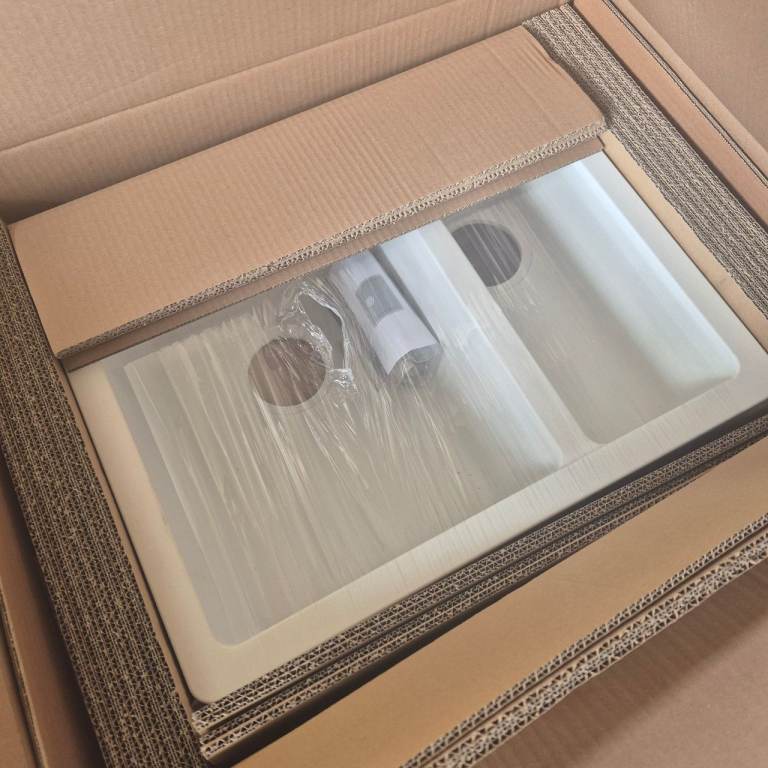 Granite super white sink waste