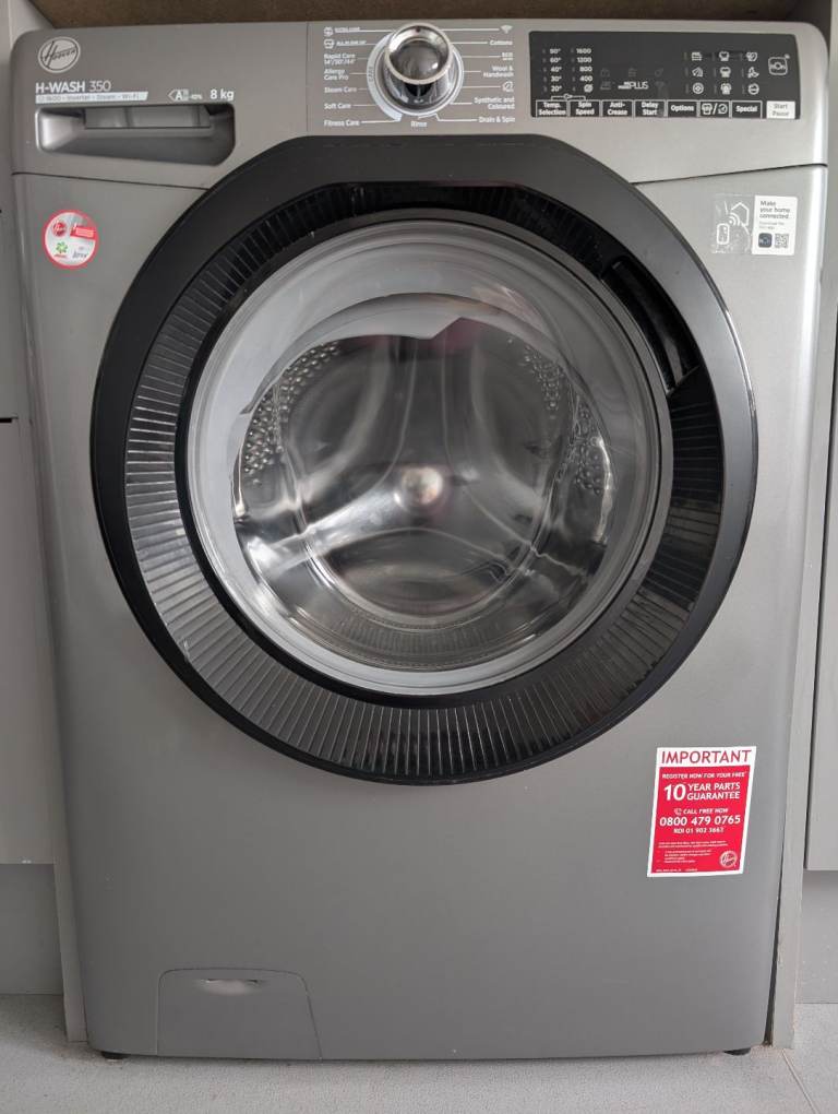 Hoovers H-Wash 350 Washing Machine Grey