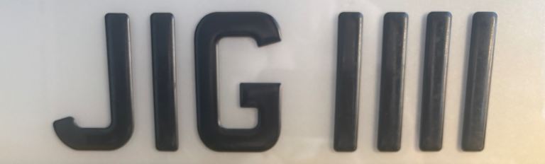 Cherished Number Plate