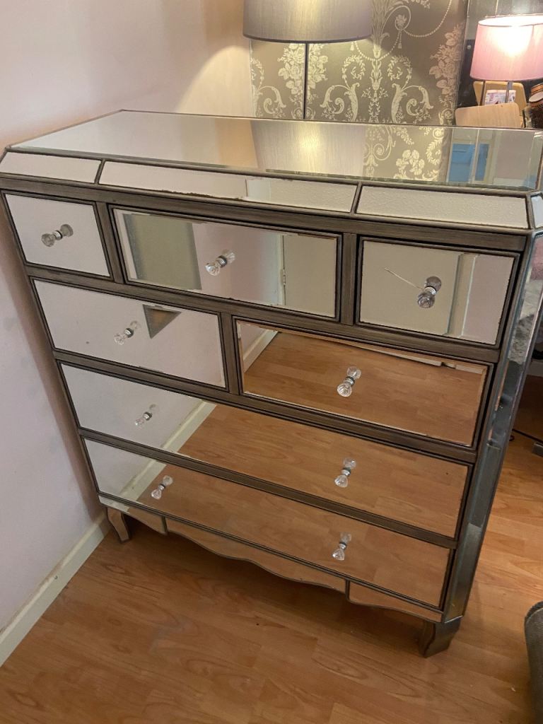 Next mirror chest of drawers