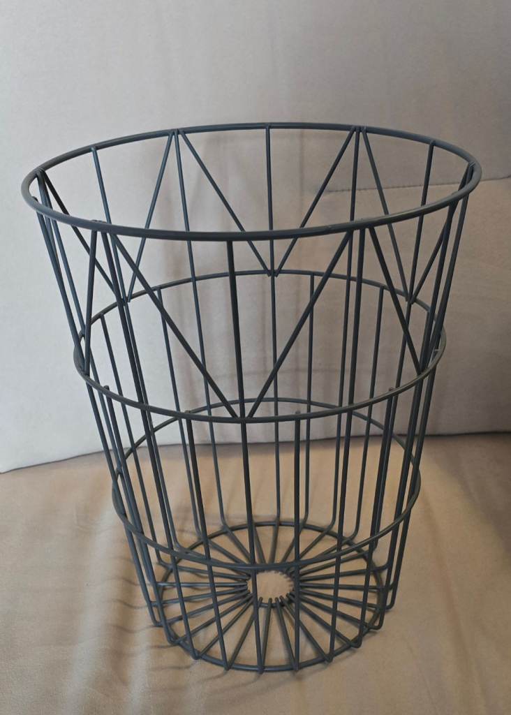 Wire Bin Grey - New
