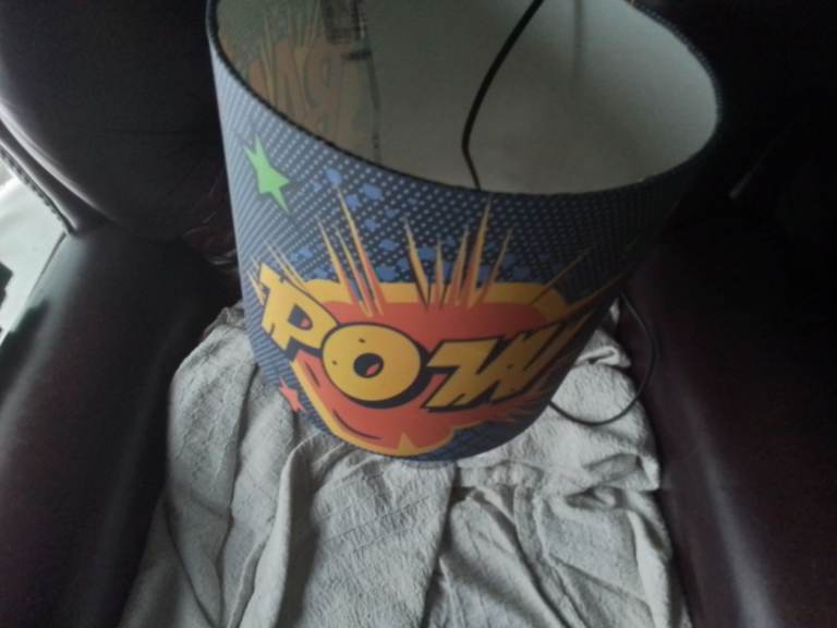 CHILDS BATMAN STYLE LAMP