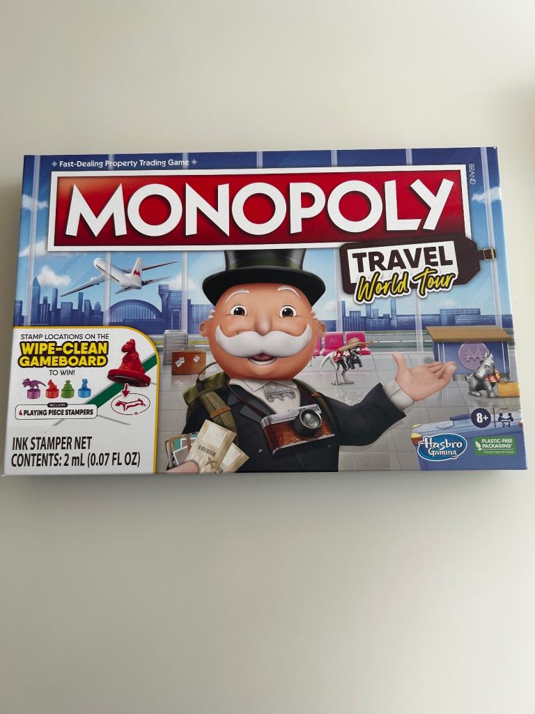 Monopoly Travel World Tour Board Game