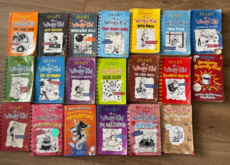 Diary of a wimpy kids books x 20