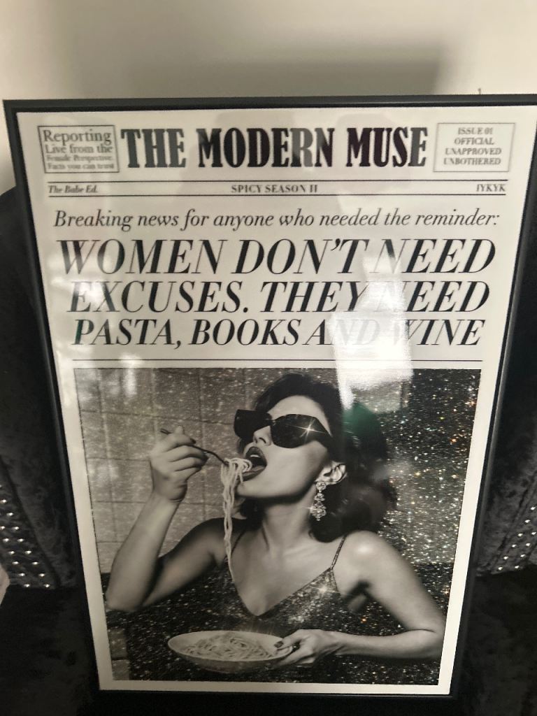 Framed 'The Modern Muse' Wall Art - Black and White