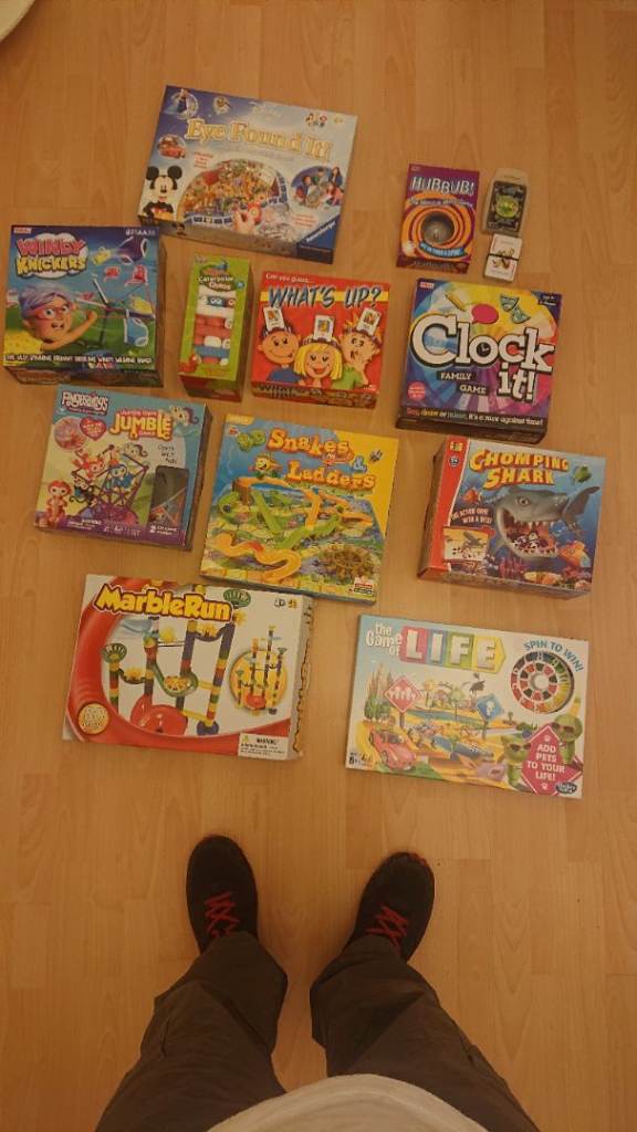 Bundle of various board games – Great for family fun