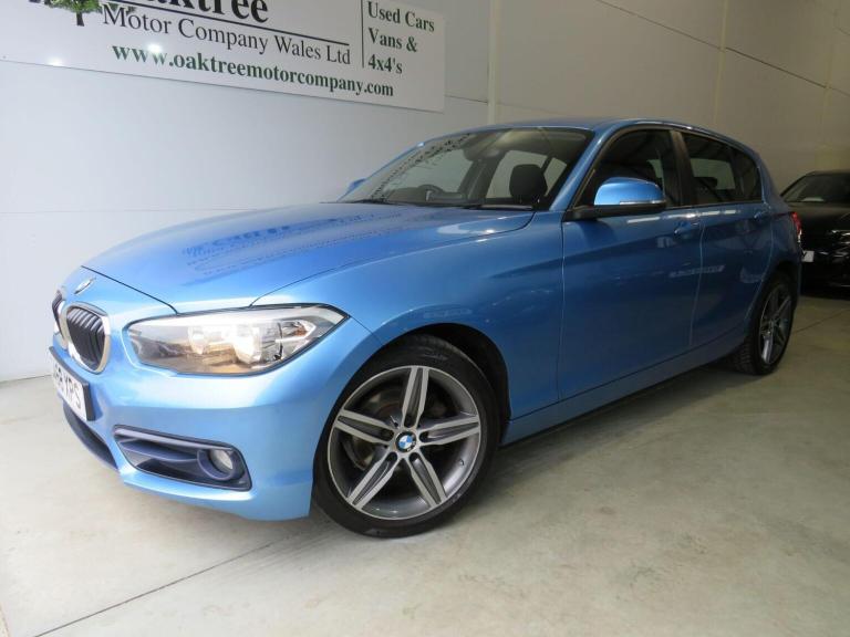 BMW 1 SERIES 1.5 118i Sport Euro 6 (s/s) 5dr Blue Manual Petrol 2018