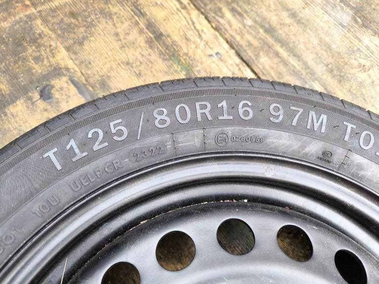 Space saver spare wheel