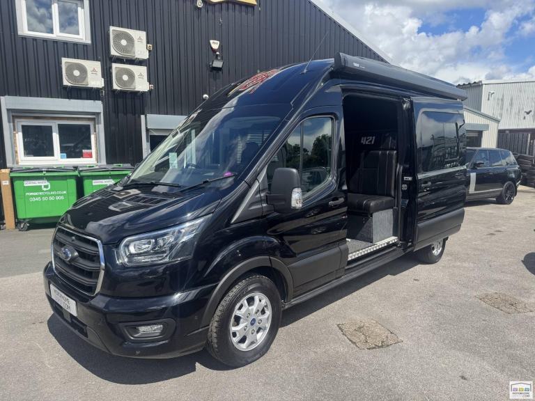 Ford Transit Race Camper Van 3 Berth 6 Travel Seats Read Fixed Bed Garage 
