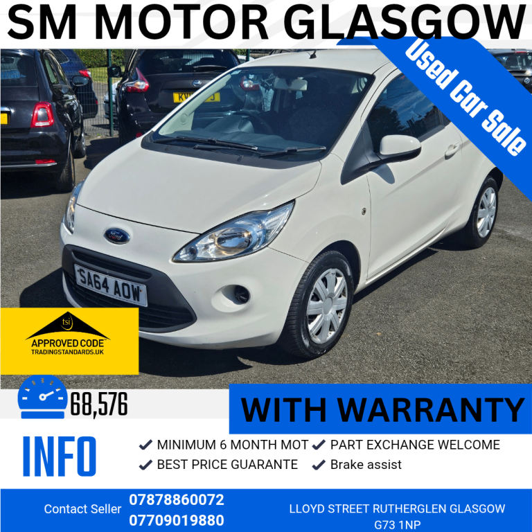 Ford, KA, Hatchback, 2014, Manual, 1242 (cc), 3 doors