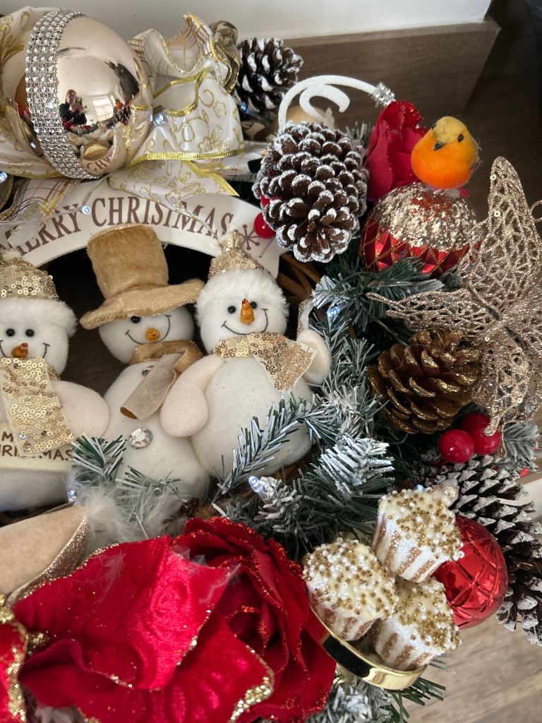 Large handmade Christmas wreath 