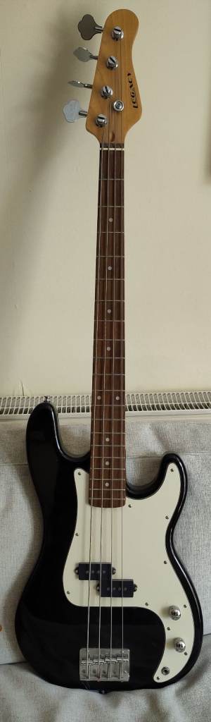 Black Legacy precision bass guitar