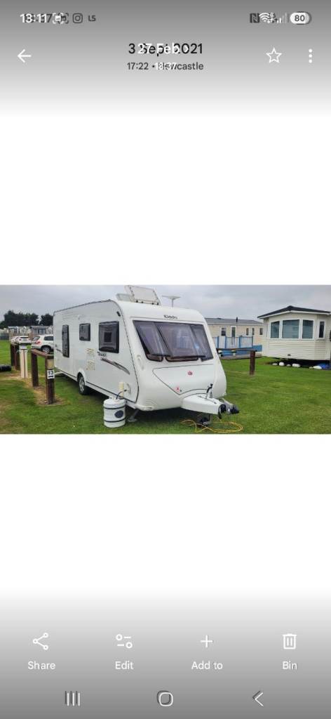 Very good condition 2010 elddis avante 540 4 berth touring caravan 