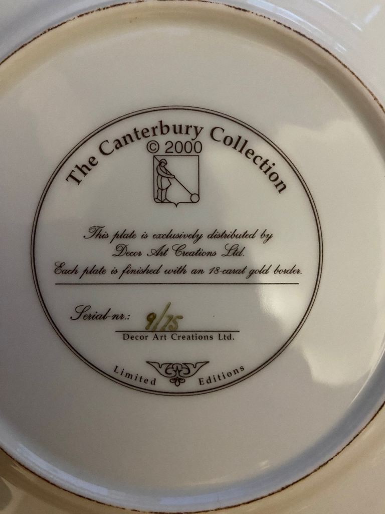 Hempnall wall plate complete collection