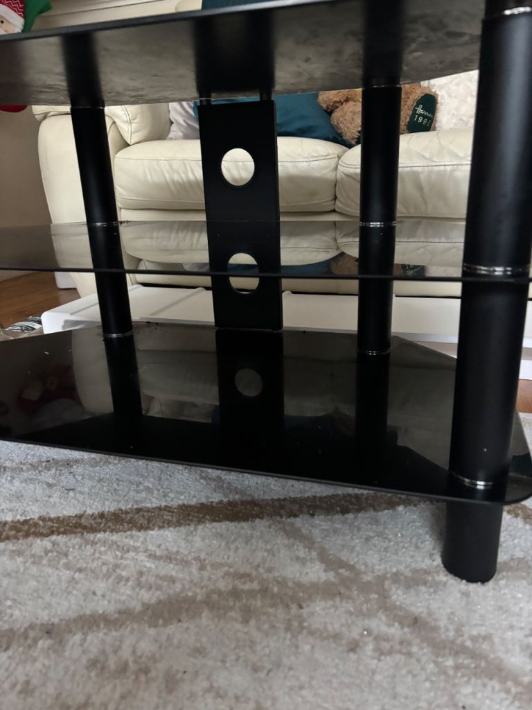 Black TV Stand 