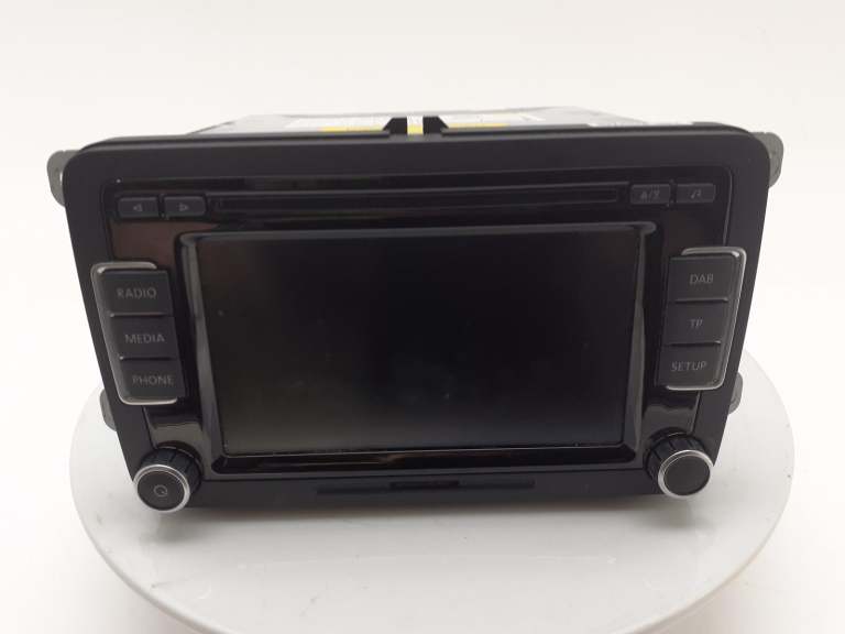 Volkswagen Golf Radio Stereo Head Unit 2008-2015 5 Door Hatchback 3c8035195g