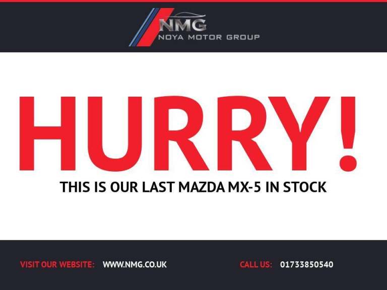 2017 Mazda MX-5 1.5 Icon 2dr CONVERTIBLE PETROL Manual