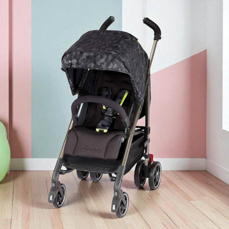 image for Brand New Diono Flexa Luxe Pram - Black Platinum