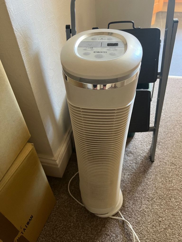 HoMedics TotalClean PetPlus Air Purifier HEPA Filter Dust Allergies Pet Smells