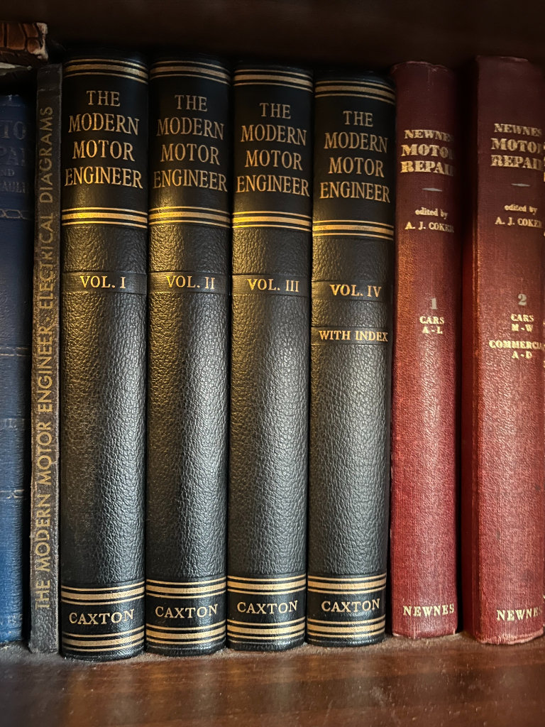  vintage classic Motor repair and data books
