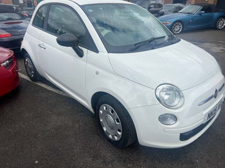 2015 Fiat 500 2015 1.2 Pop 3dr [Start Stop] WHITE £35 ROAD TAX HATCHBACK Petrol Manual