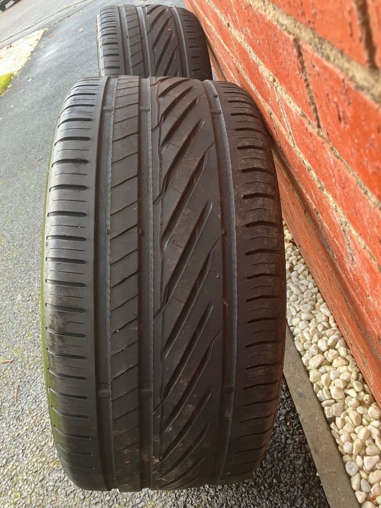 Pair of 275 40 20 XL Uniroyal Rainsport 5 4x4 XL Tyres Range Rover Sport