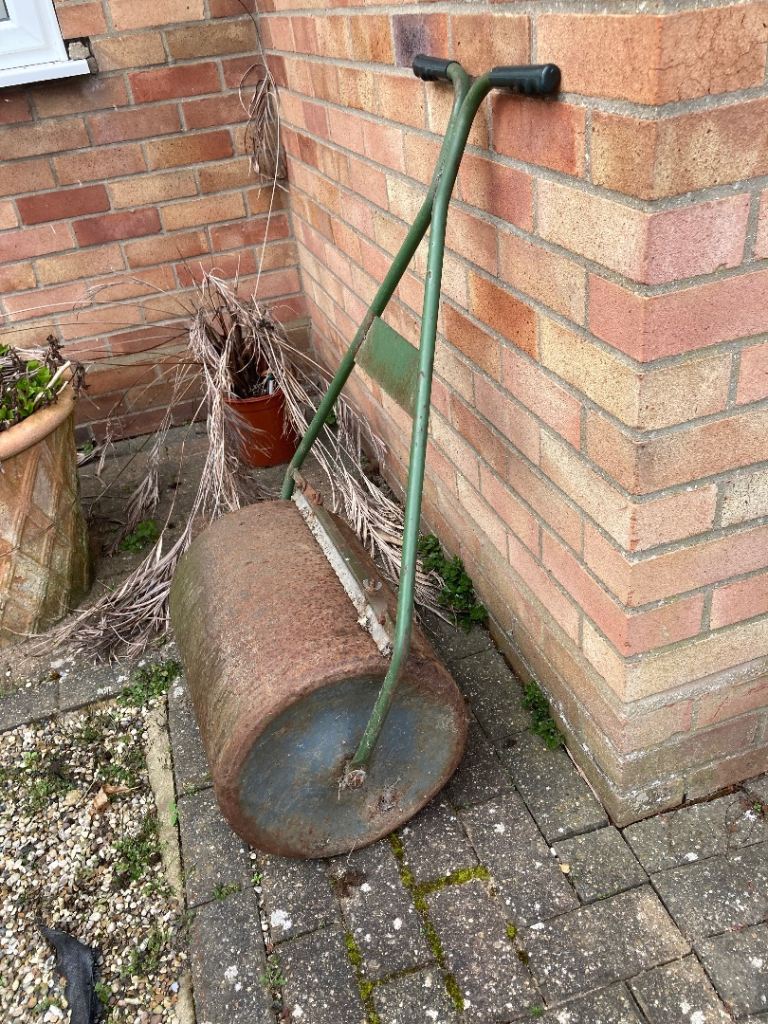 Vintage lawn roller 