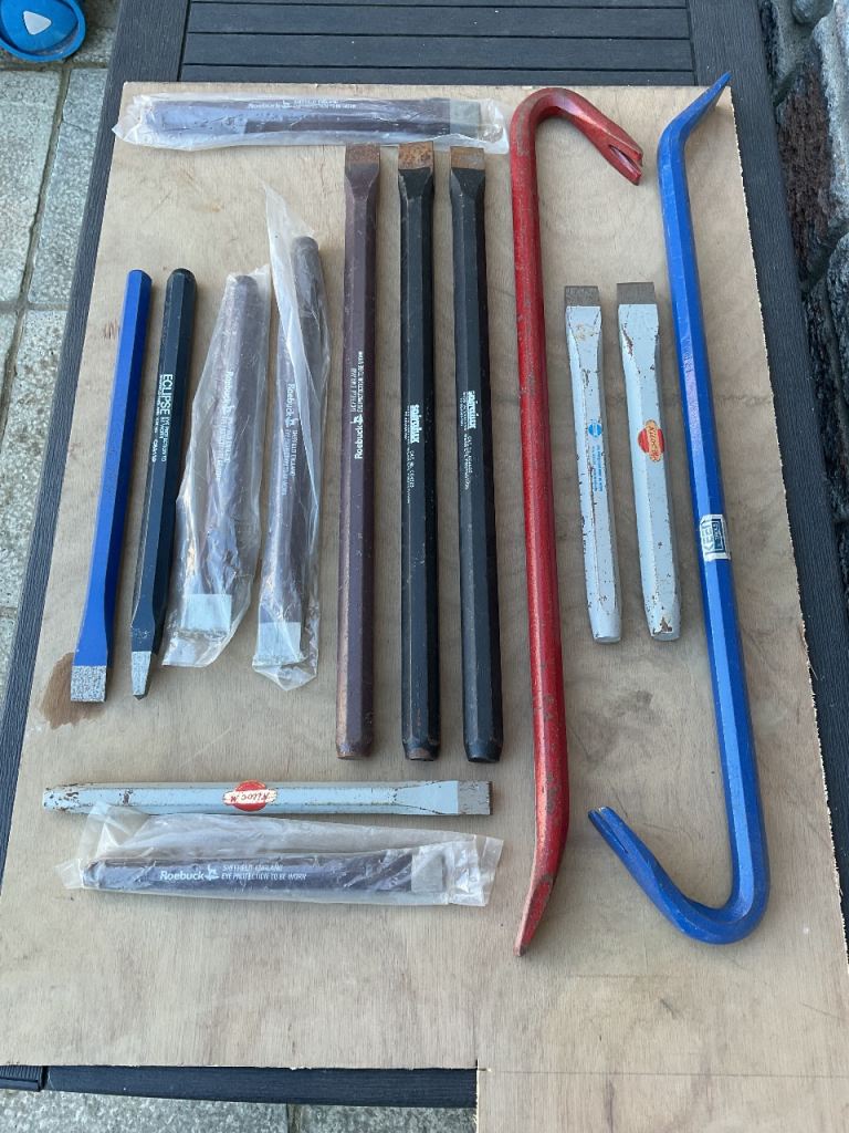 A selection of new masonry tools 