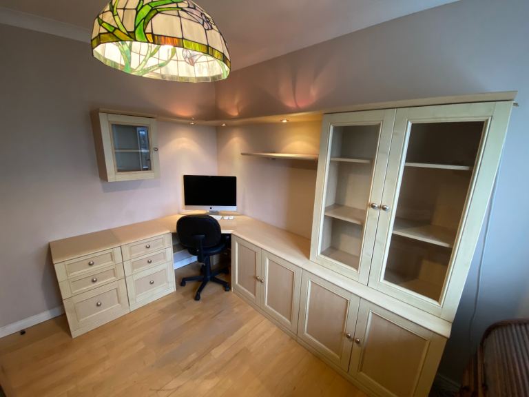 Corner desk and other home office furniture 
