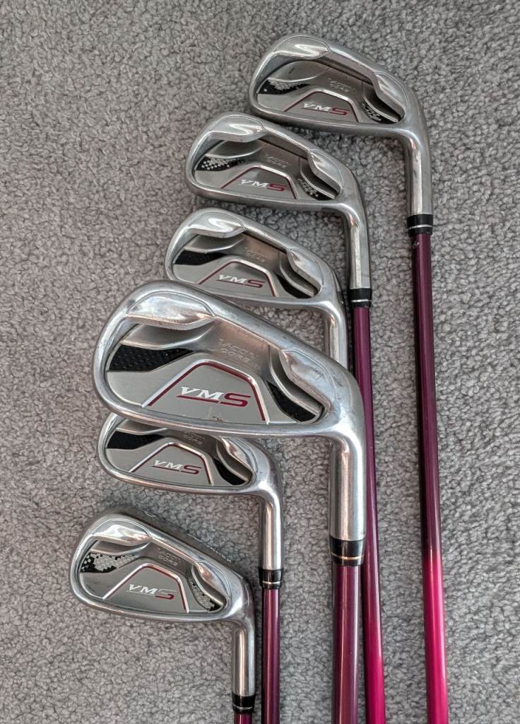 Ladies Yonex VXF Irons 5-PW Ladies Flex Yonex Pink Graphite Shafts *New Grips*