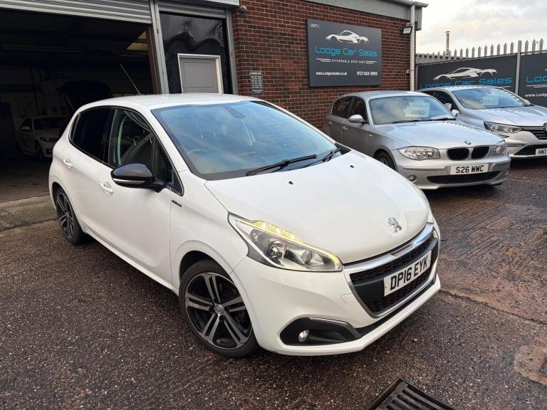 2016 Peugeot 208 1.2 PureTech GT Line Euro 6 (s/s) 5dr HATCHBACK Petrol Manual