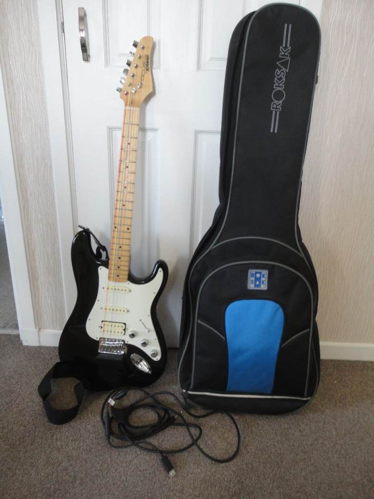 kramer focus VT 211S electric guitar with bag, excellent condition 