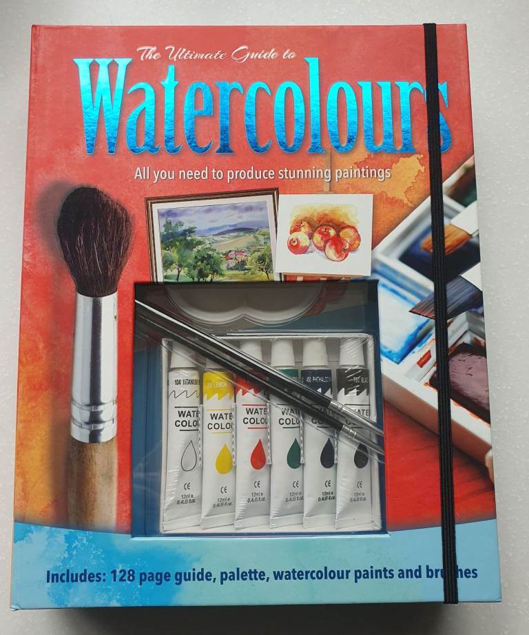 The Ultimate Guide To Watercolours Palette Watercolour Paints Brushes Kit NEW
