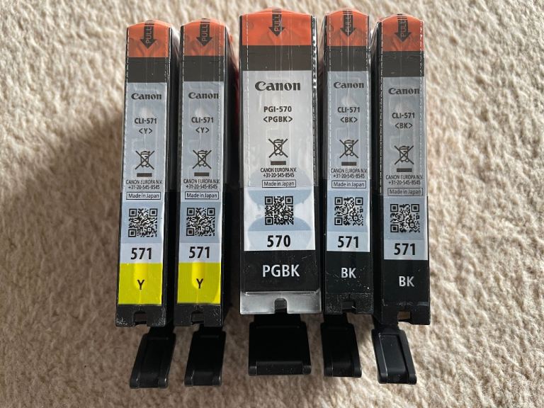 Genuine Canon Printer Ink Cartridges 