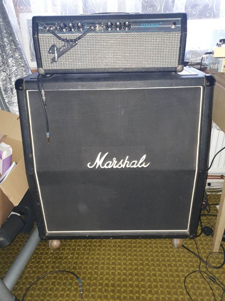 VINTAGE 1974 Marshall MODEL 1935A cab Celestion G12M CREAMBACK 25 Watts 16 ohm 55hz